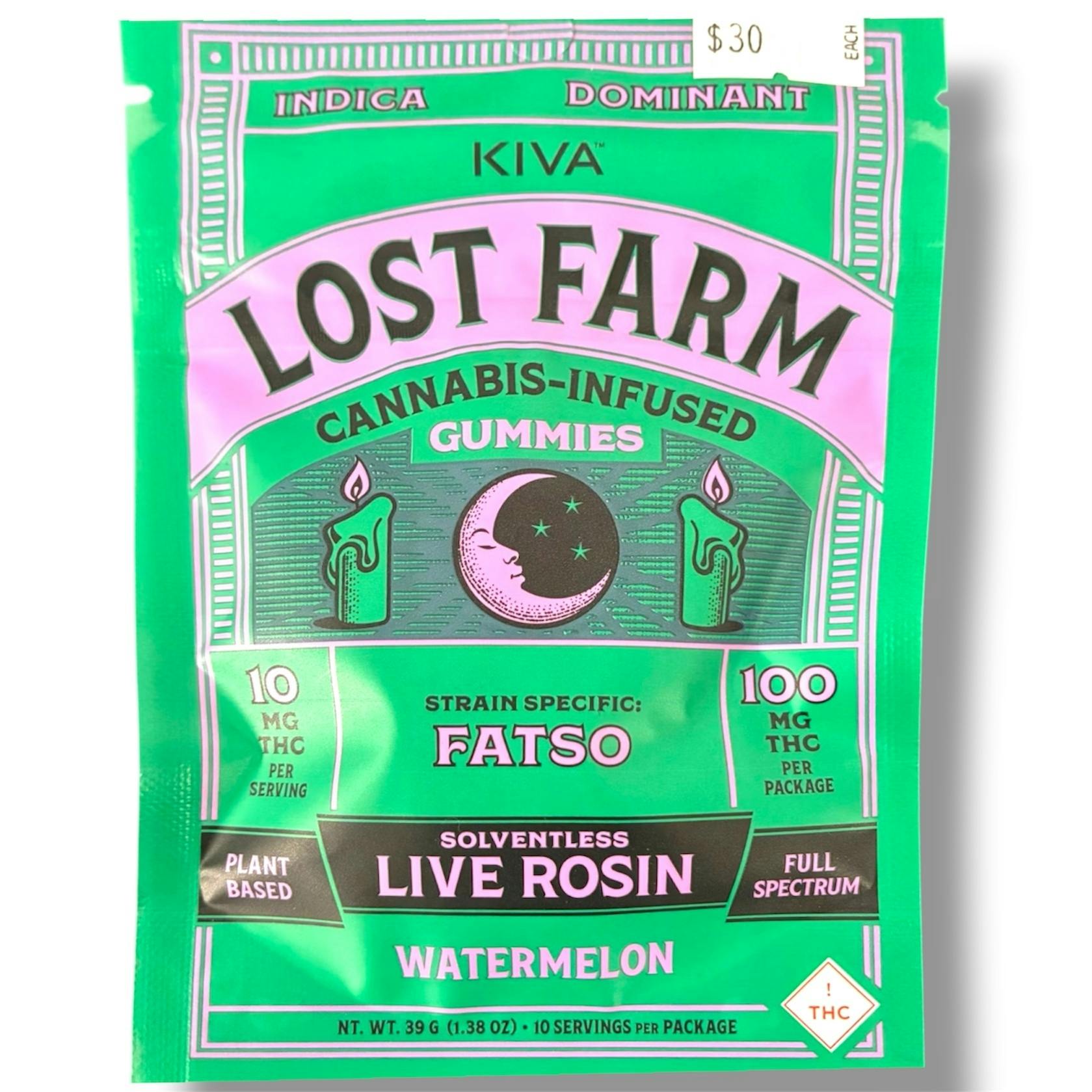 Lost Farm | Watermelon x Fatso | 100mg Rosin