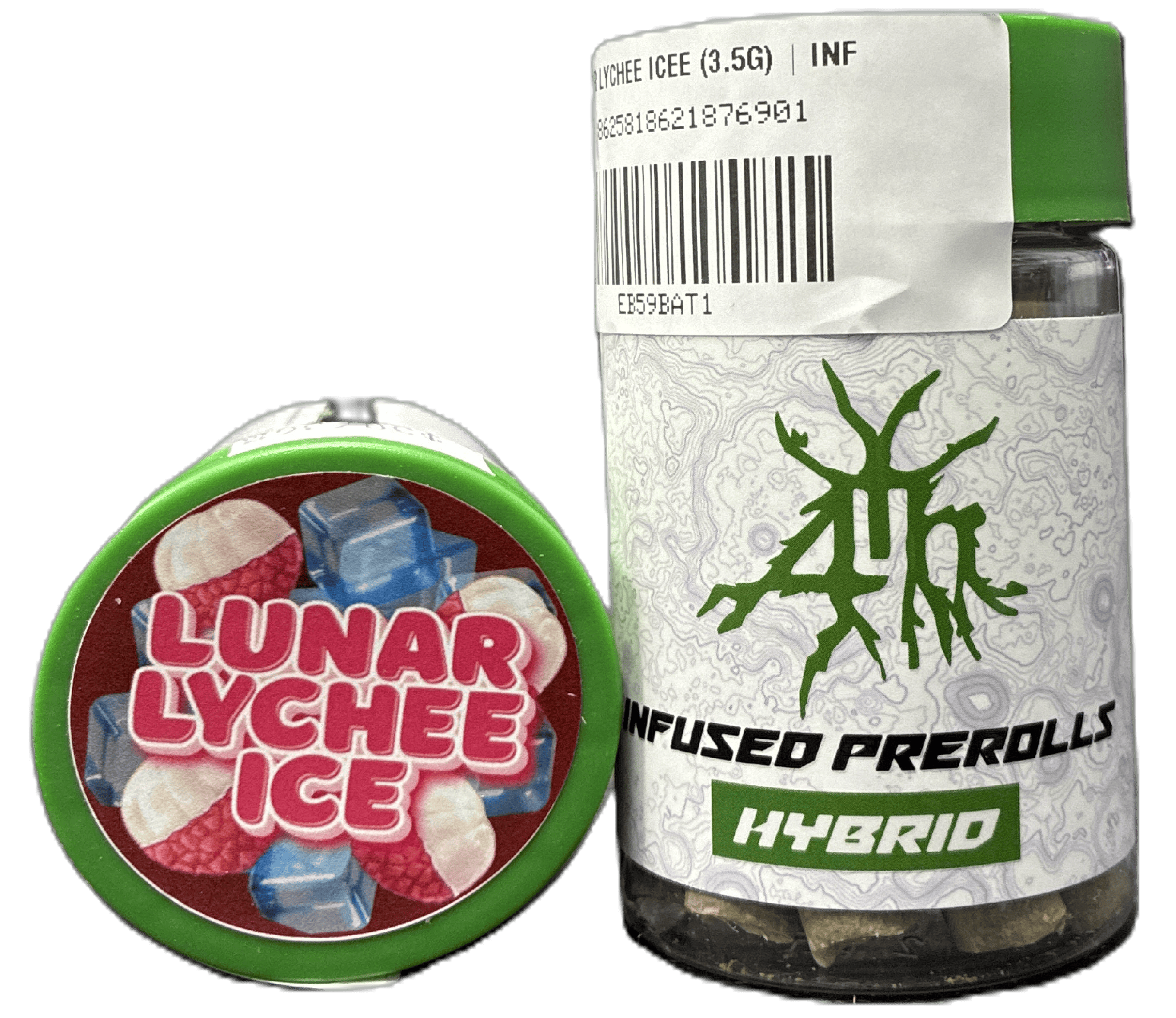 Lunar Lychee Icee (3.5G) | Infused Preroll 7 pk | Hybrid