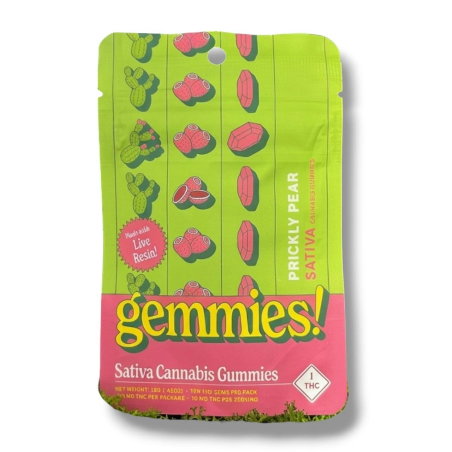 Prickly Pear (100MG) | Live Resin Gummies | Sativa at Hii Experience