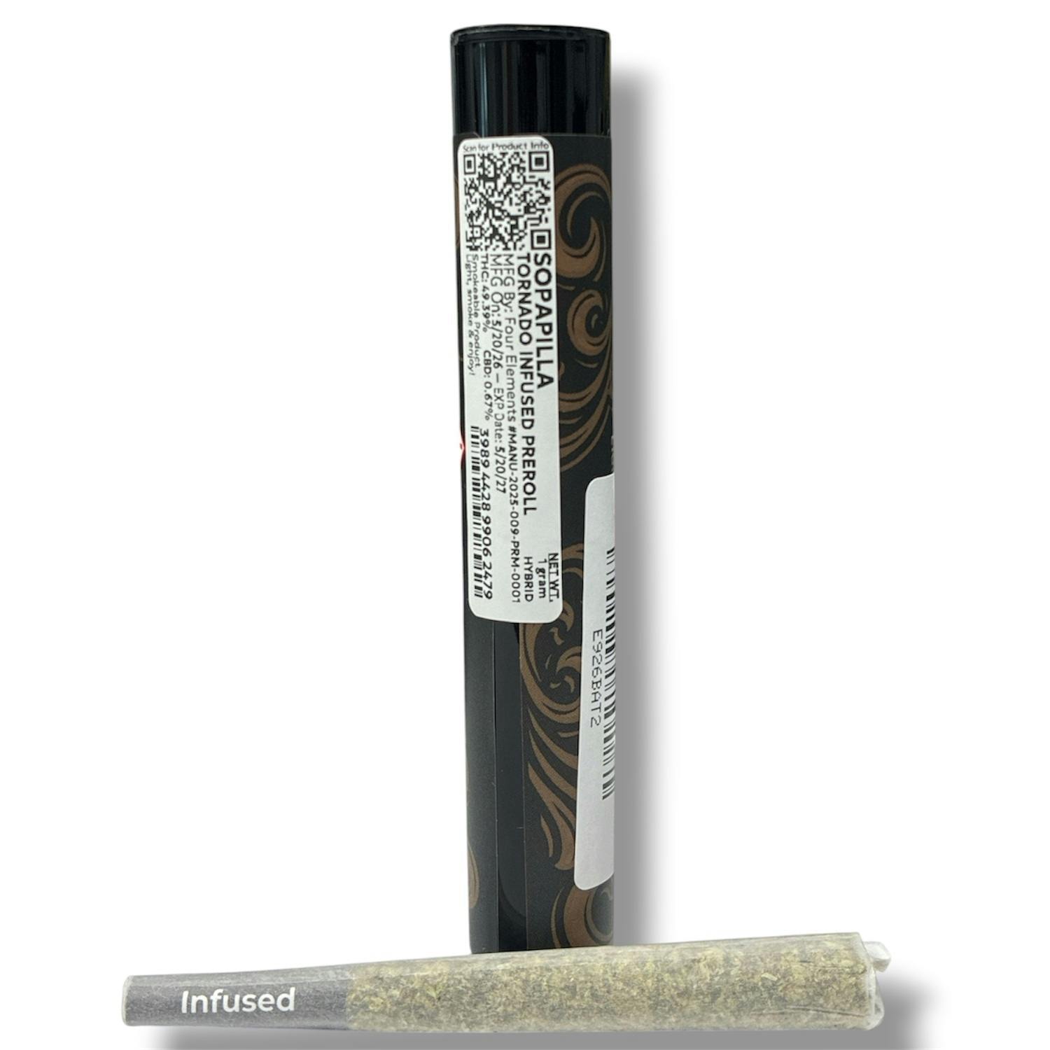Sopapilla (1G) | Live Resin + Live Rosin Infused Preroll | Sativa