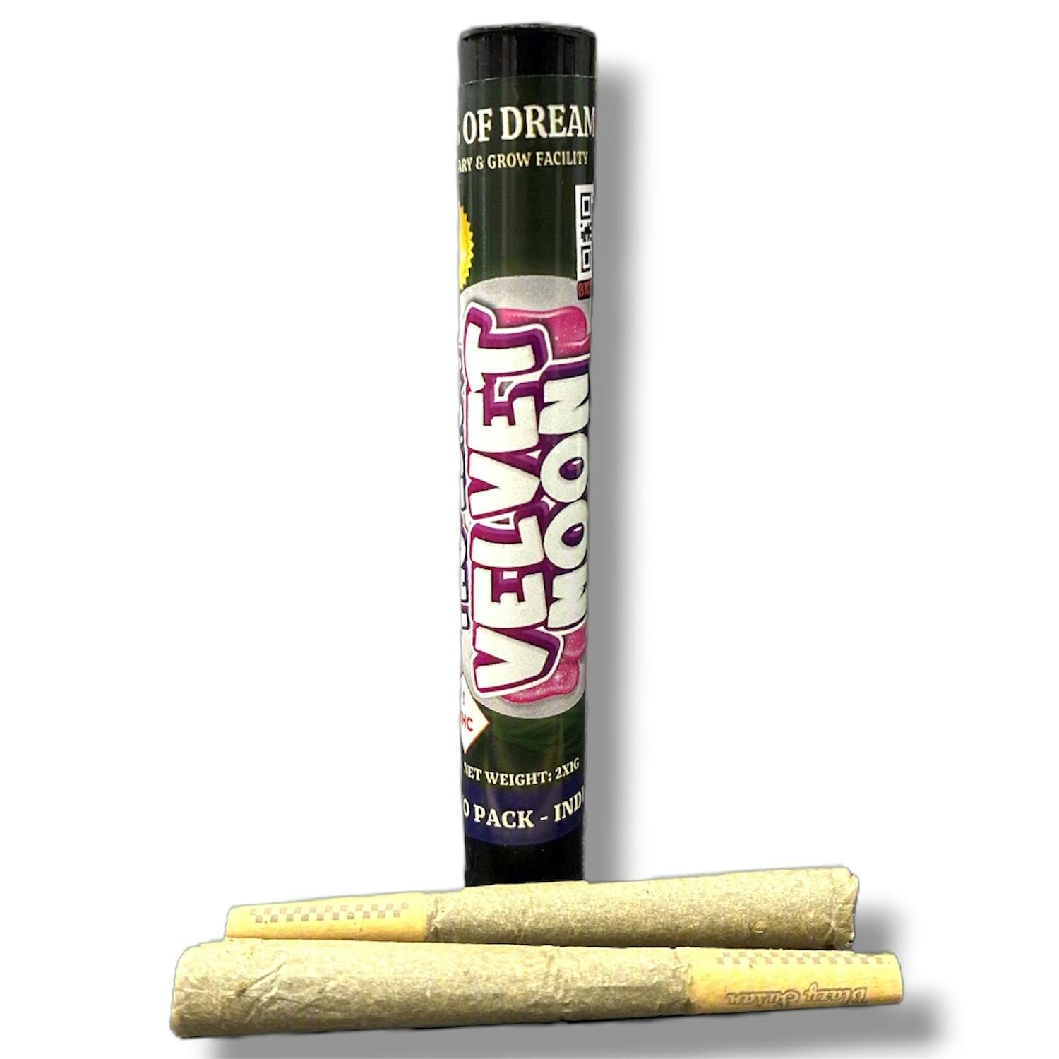Velvet Moon (2G) | Preroll 2pk | Indica