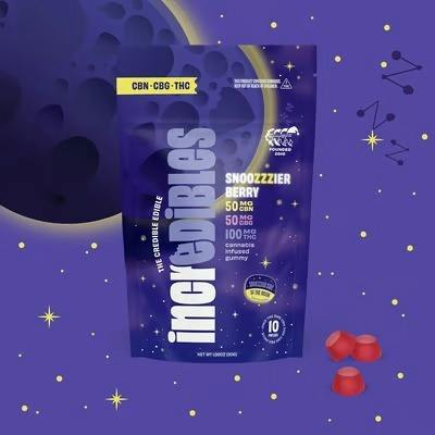 Incredibles | Snoozzzierberry 2:1:1 | 10pk | 100mg at HZY Goods Dispensary