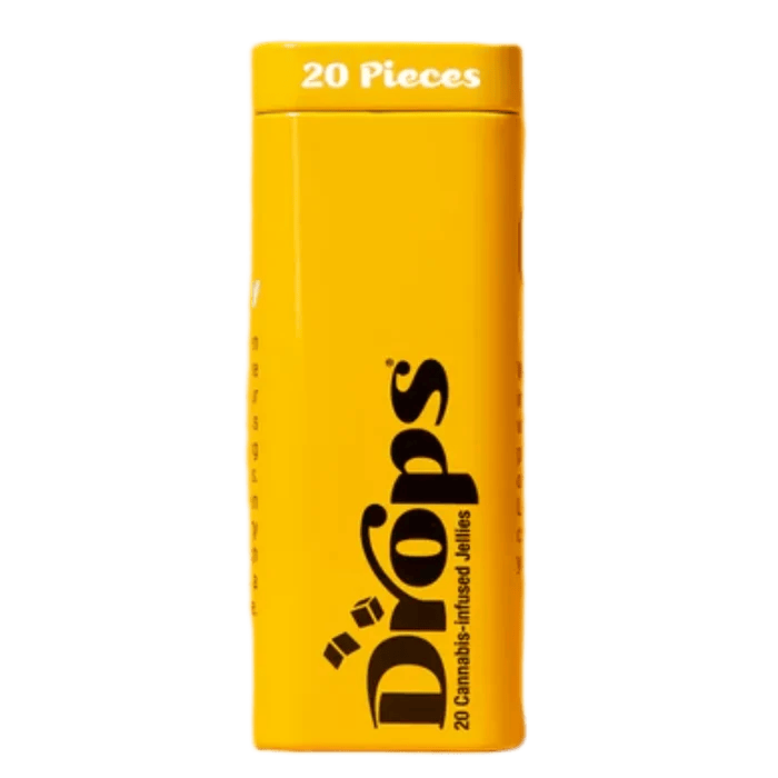 Drops | Lemon 20pc Formula One | Sativa (100mg THC)