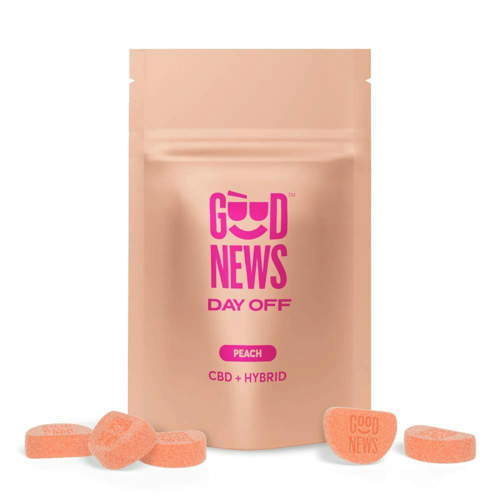 Peach Day Off + CBD Gummies