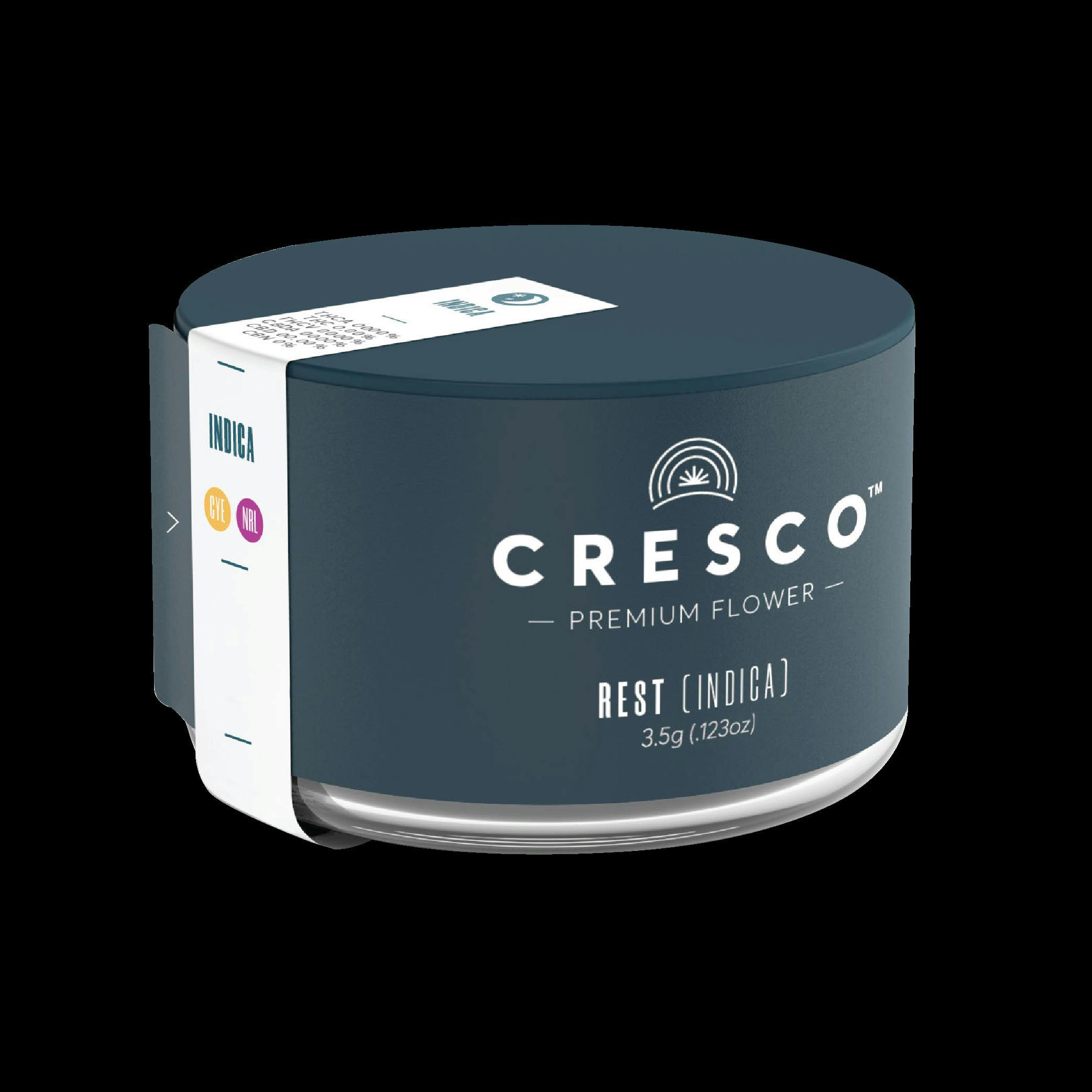 Cresco Rest Prepacked Flower Indica Gush Mints