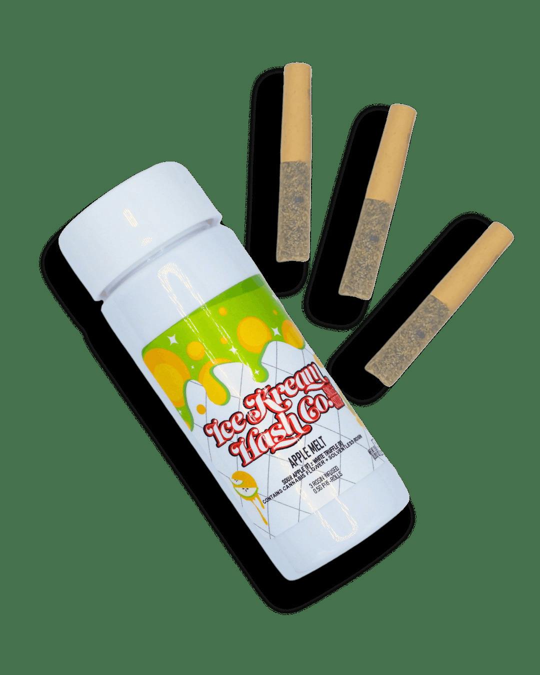Ice Kream Hash Co. Infused Rosin Pre-Roll 3pk Berry Suspicious