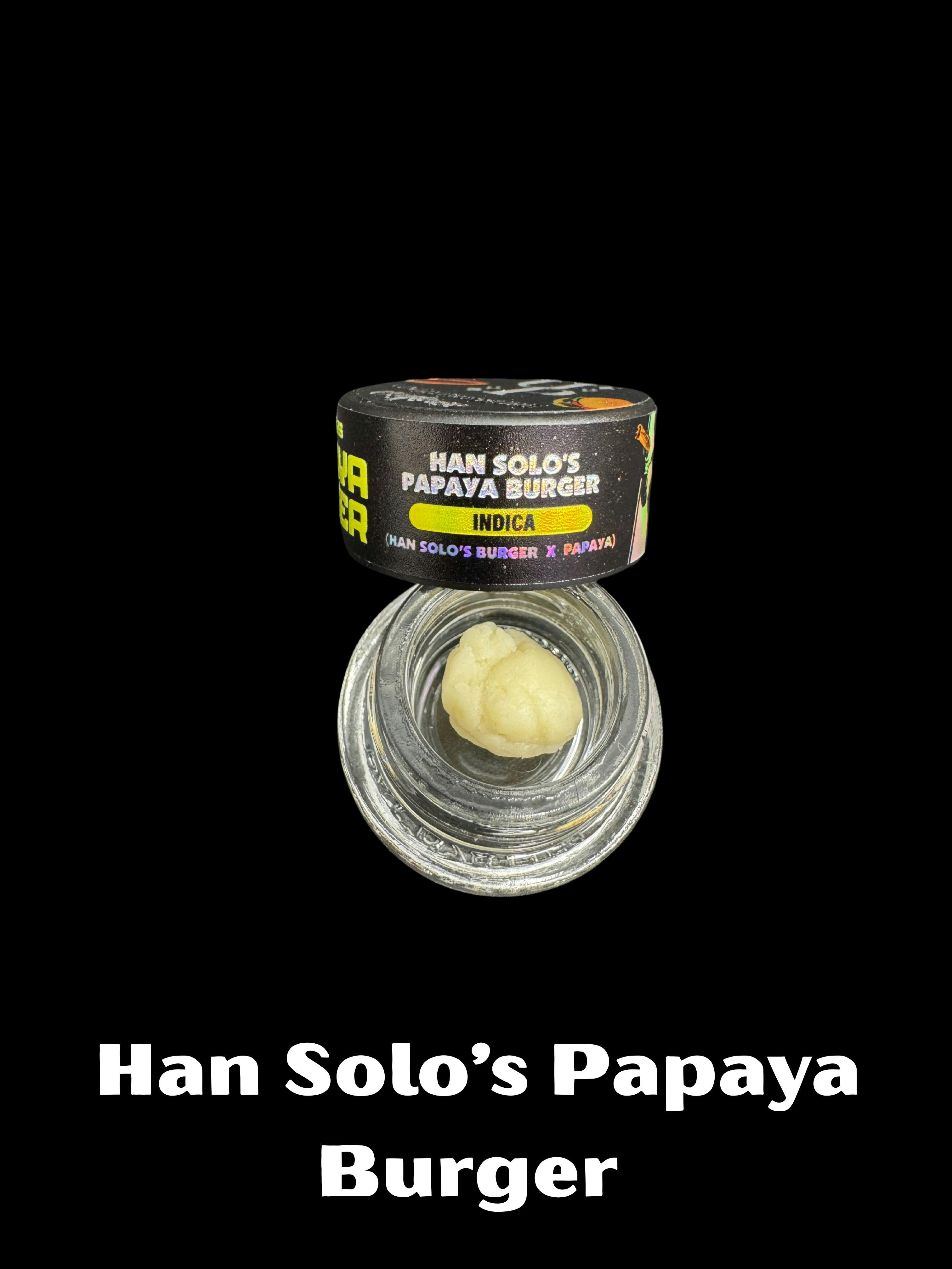 Han Solo Papaya Burger Cold Cure Rosin