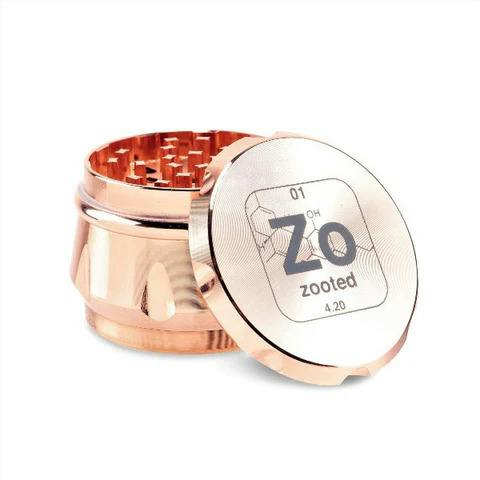 Rose Gold Zooted Premium 4pc Grinder 63mm