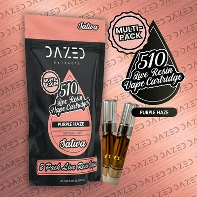 Purple Haze 2pk Live Resin Cartridges