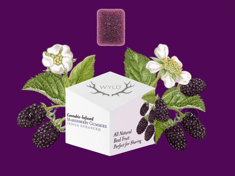 WYLD - Marionberry (I) 100mg Gummies