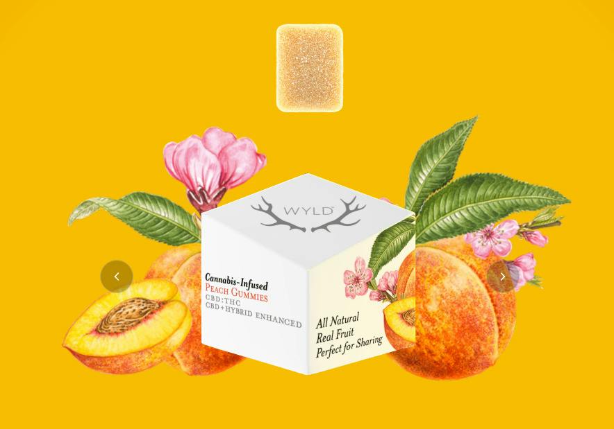 WYLD - Peach 2:1 (H) Gummies