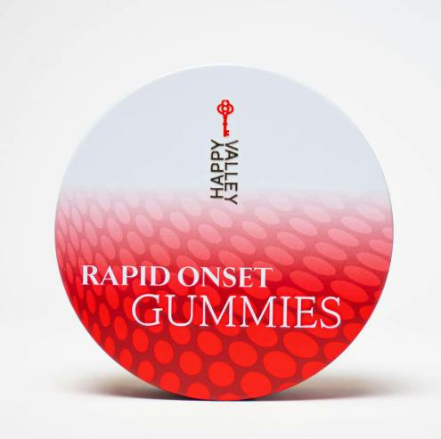 HAPPY VALLEY - Rapid Onset Sour Cherry Punch (H) 100mg Gummies