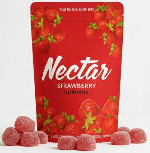 NECTAR - Strawberry (H) 20pk 100mg Gummies