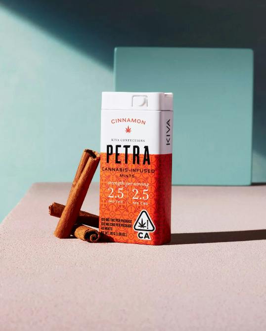 EDIBLE - Cinnamon Mint 1:1 (THC:CBD) 40pk Petra Mints