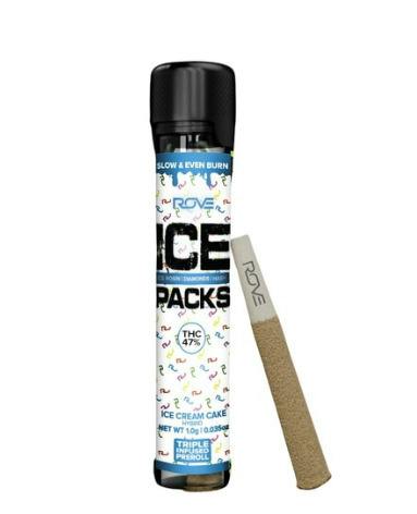 PREROLL - Ice Cream Cake (H) 1g Ice Rosin/Diamonds/Hash Infused Preroll