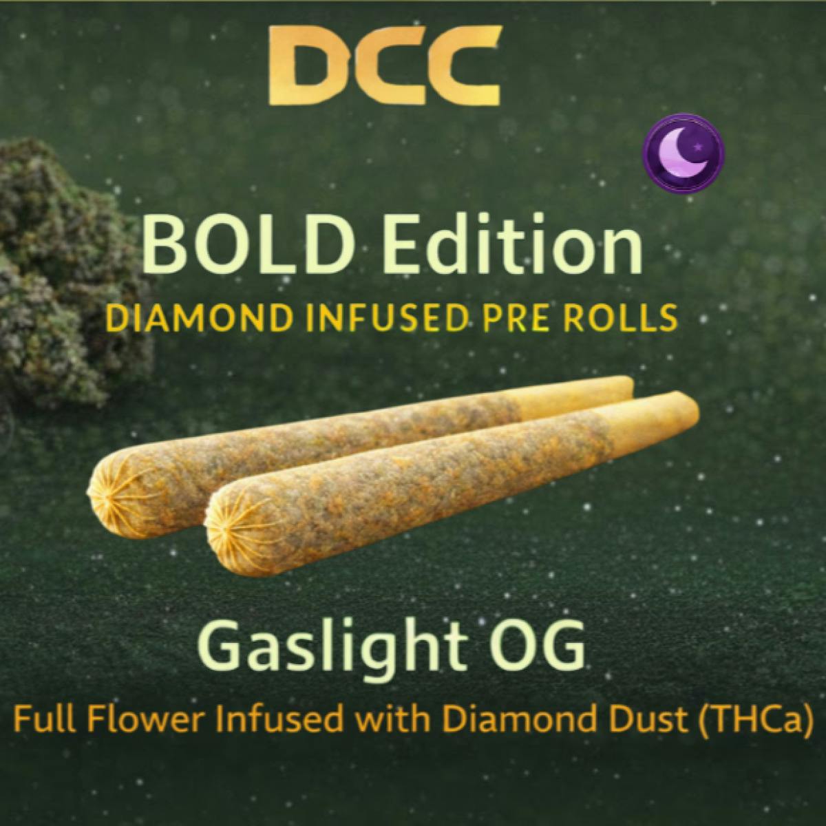 2 PACK - Gaslight OG (I) 0.5g Diamond Infused Preroll at JDM Cannabis