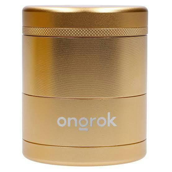 Ongrok: Accessories | 5 Piece Flower Teeth Grinder | Gold