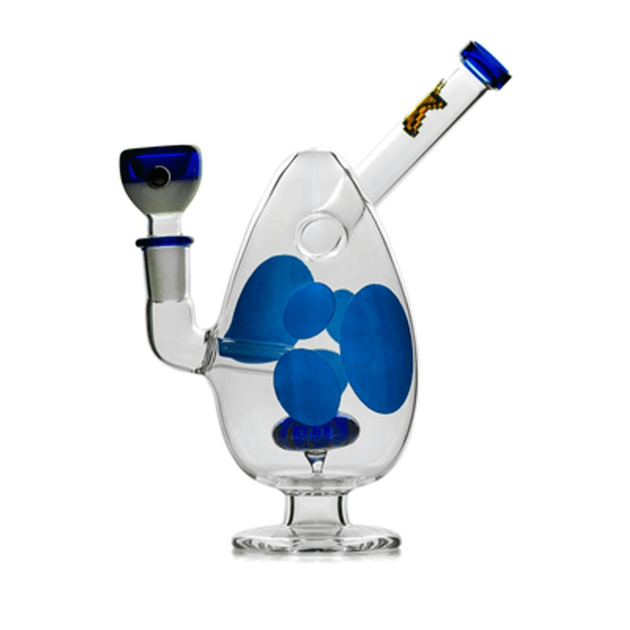 Spotted Egg Bong with Bowl | Assorted 7"