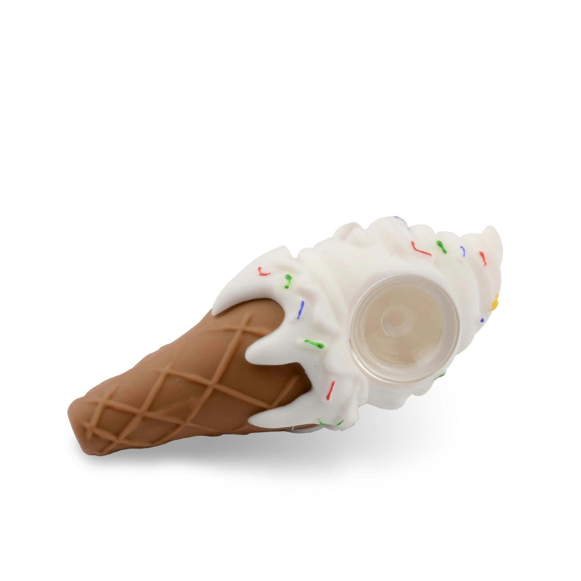 LIT Silicone Ice Cream Cone Pipe