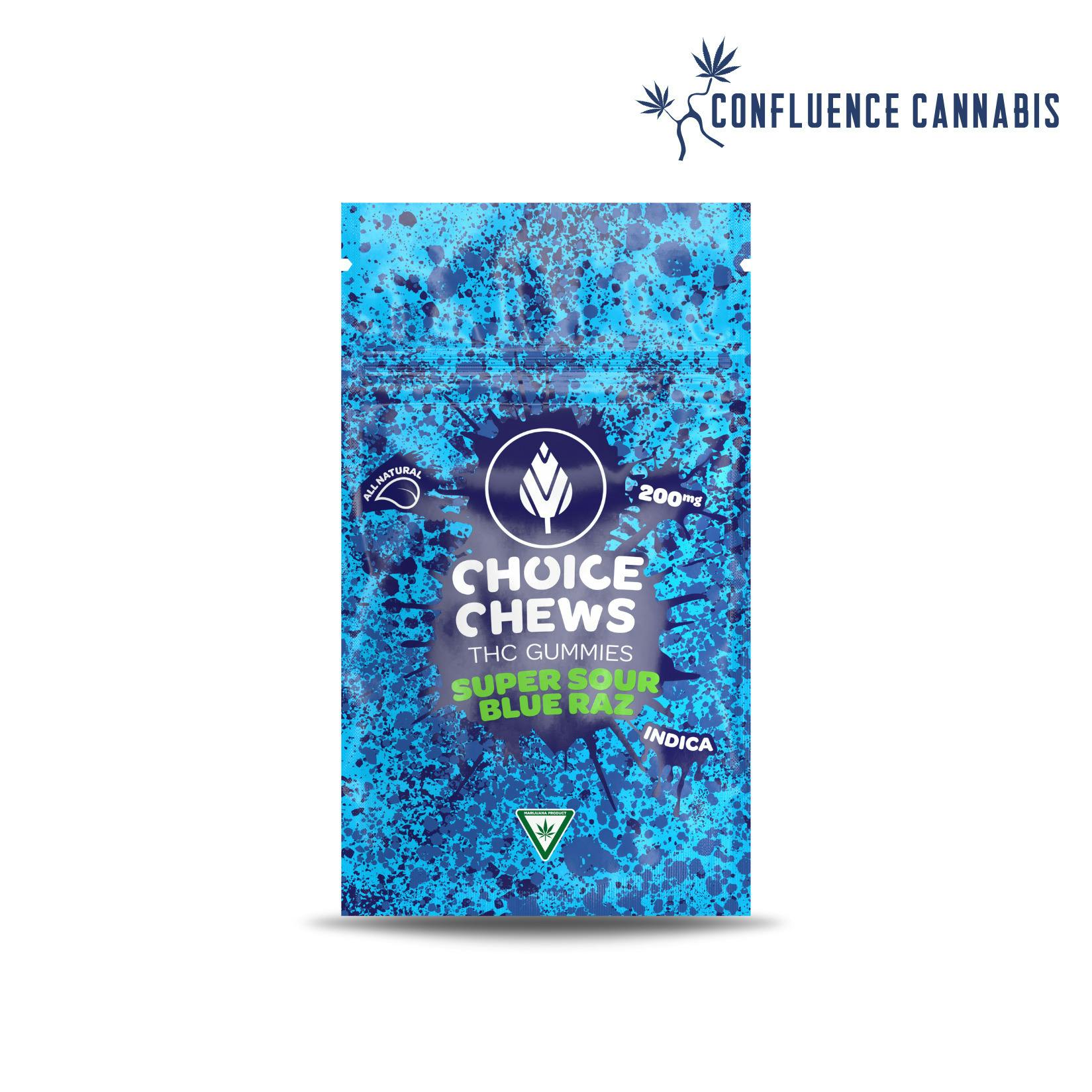 Super Sour Blue Raz Dream Choice Chews (High Dose)