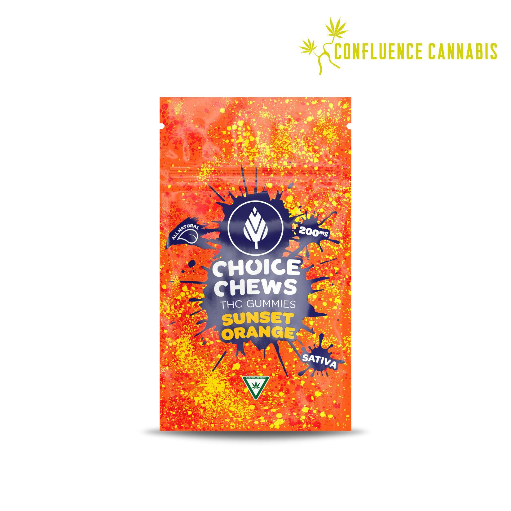 Sunset Orange Choice Chews (High Dose)