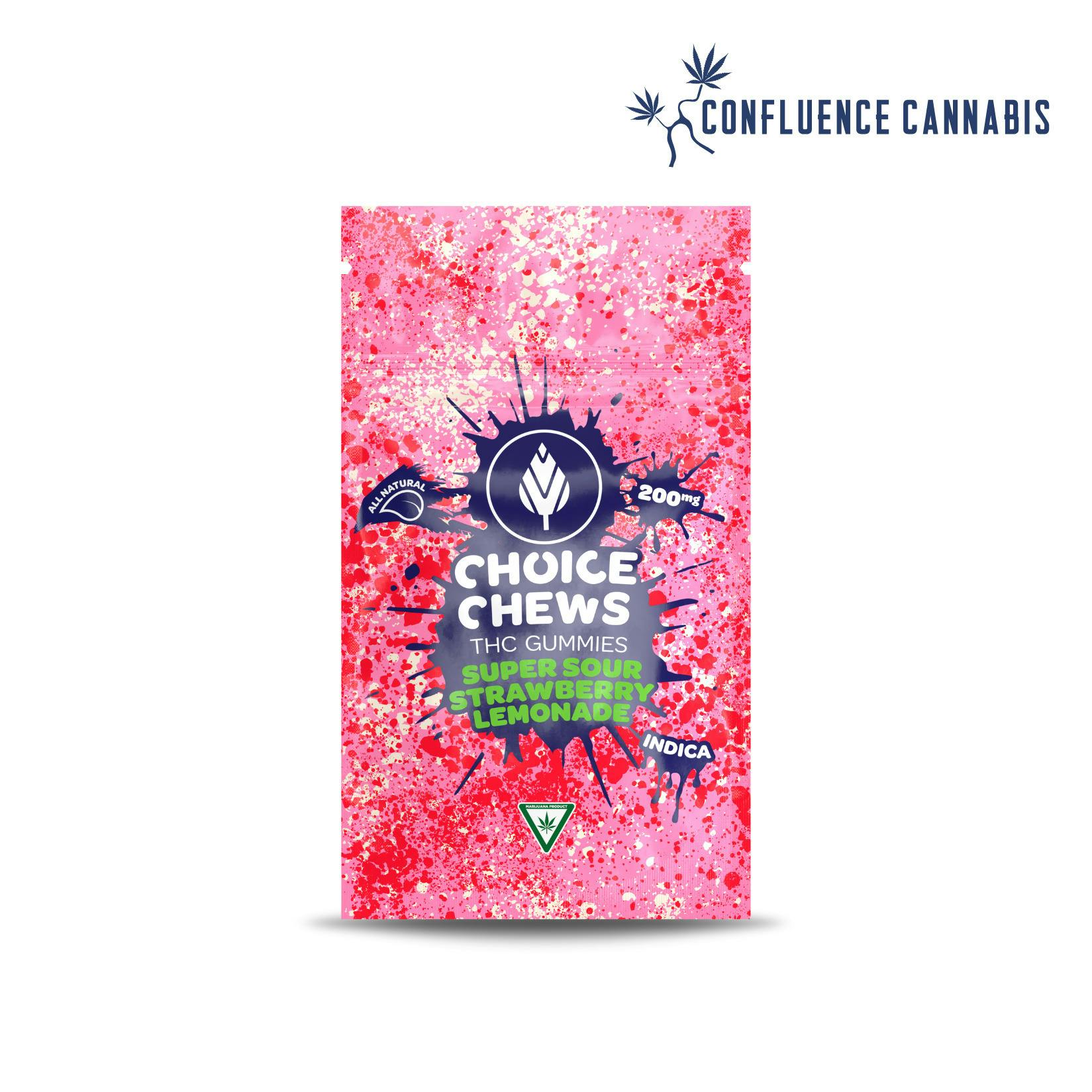Super Sour Strawberry Lemonade Choice Chews (High Dose)