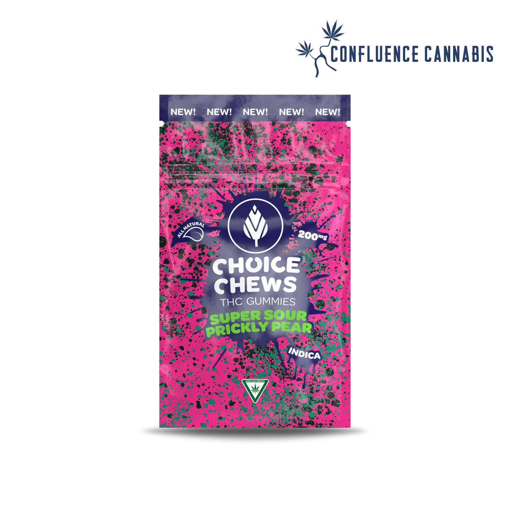 Super Sour Prickly Pear Choice Chews (High Dose)