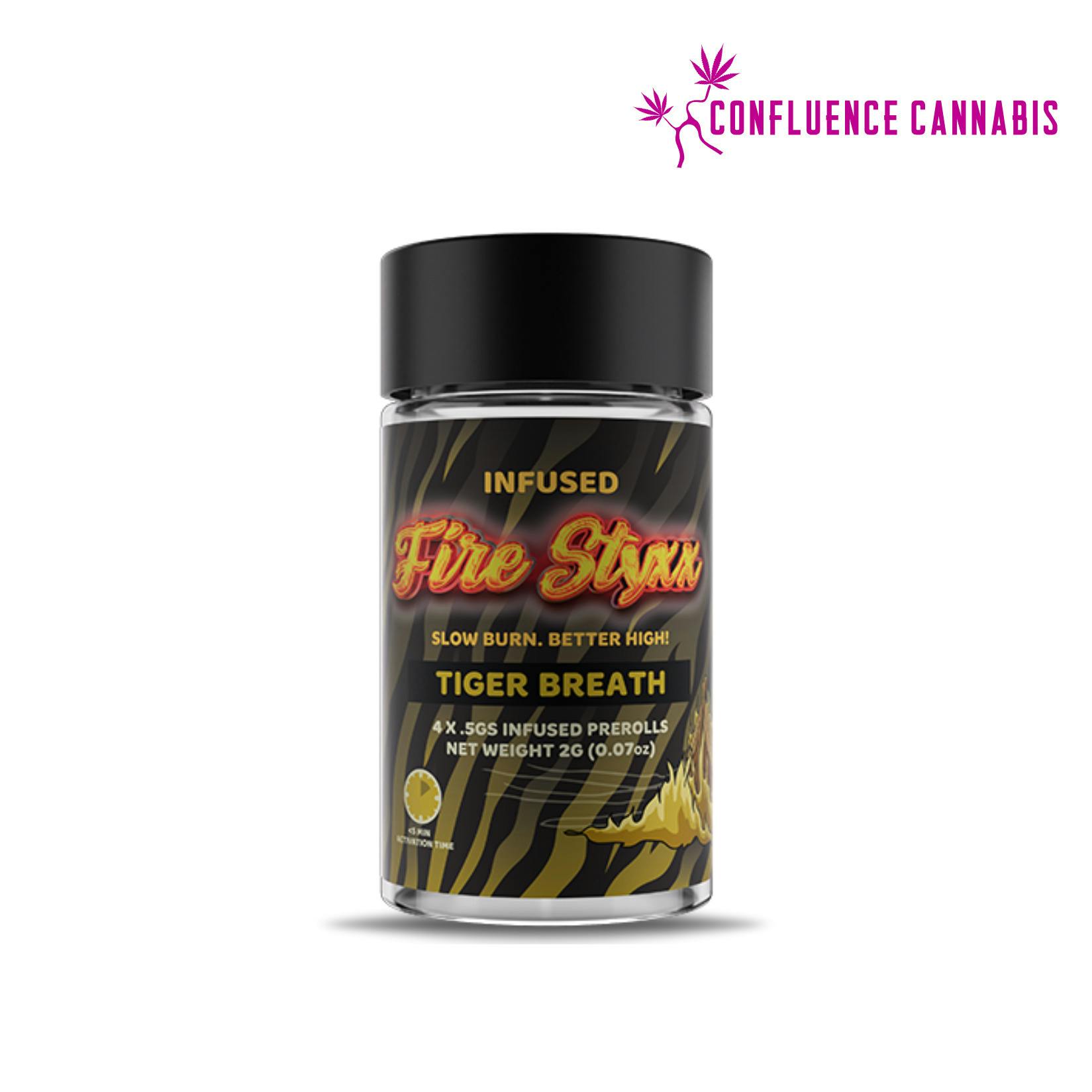 Tiger Breath (Infused) PREROLL 4 Pack
