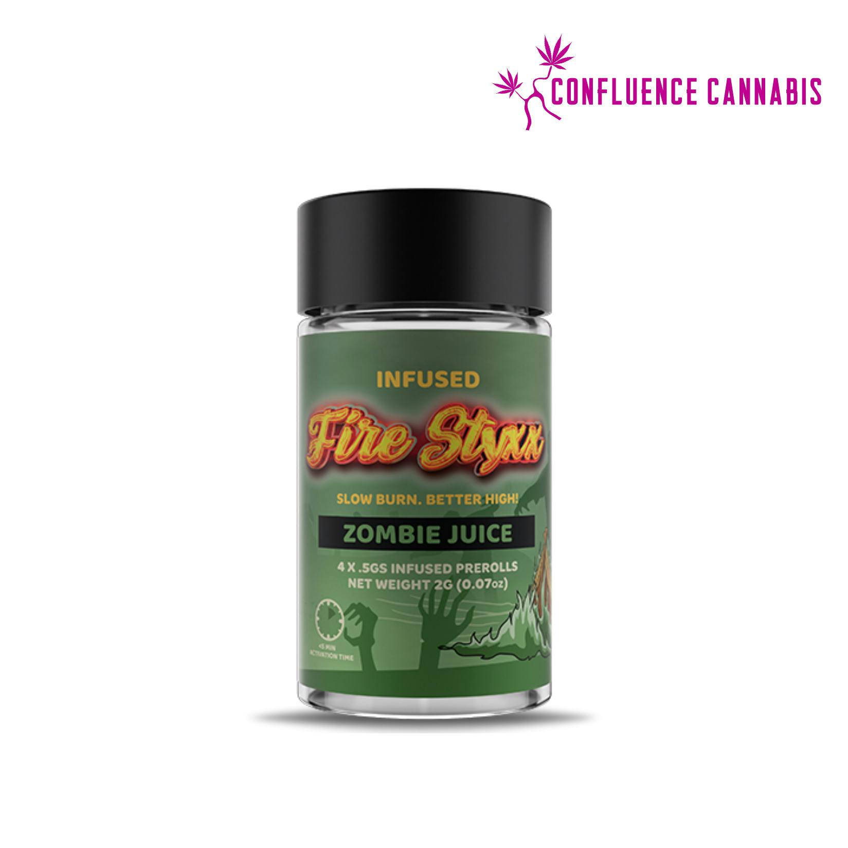 Zombie Juice (Infused) PREROLL 4 Pack