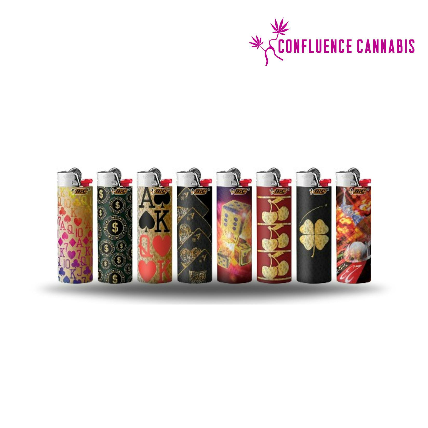 Assorted Bic Lighter Casino Edition