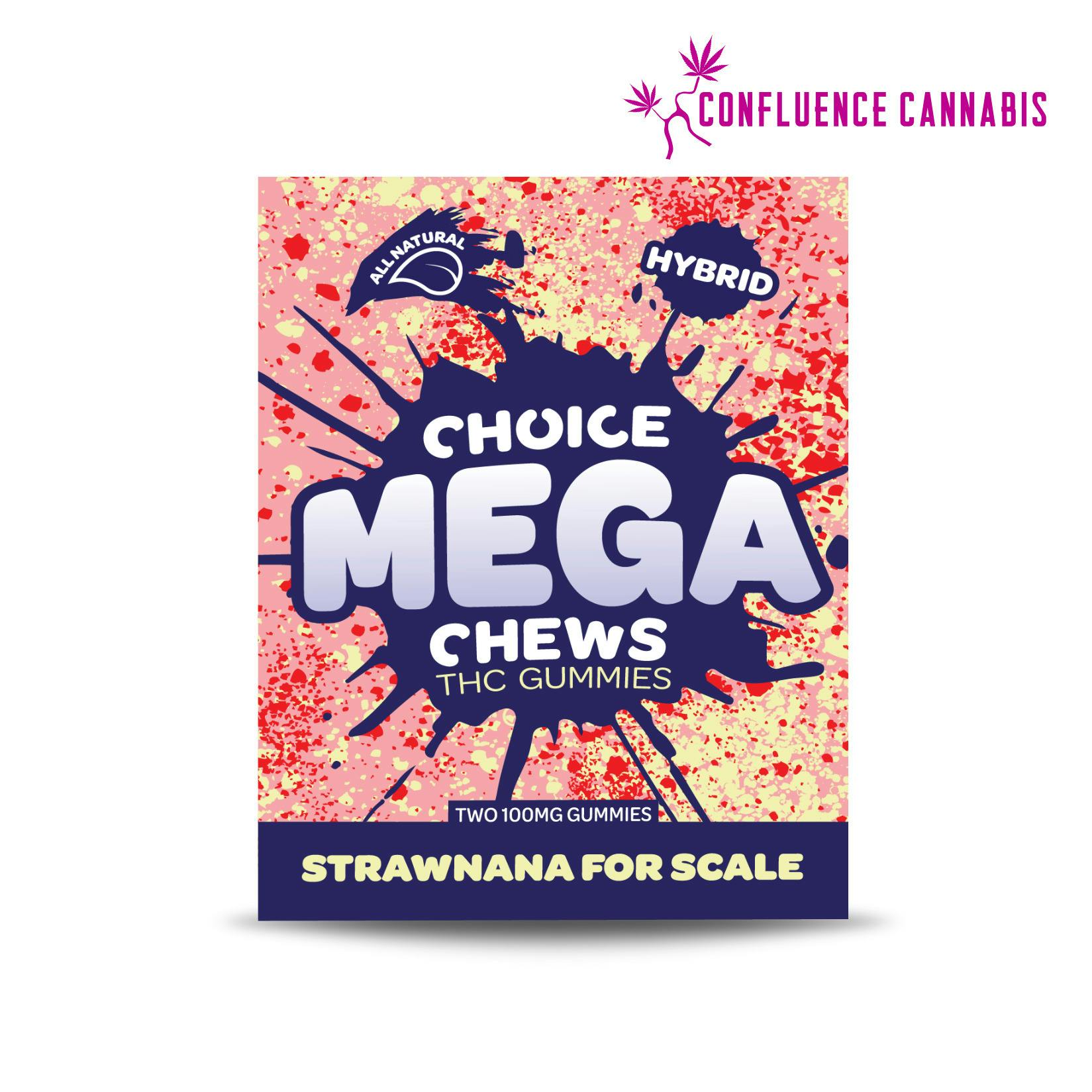 Strawnana for Scale Mega Chew 2 Pieces