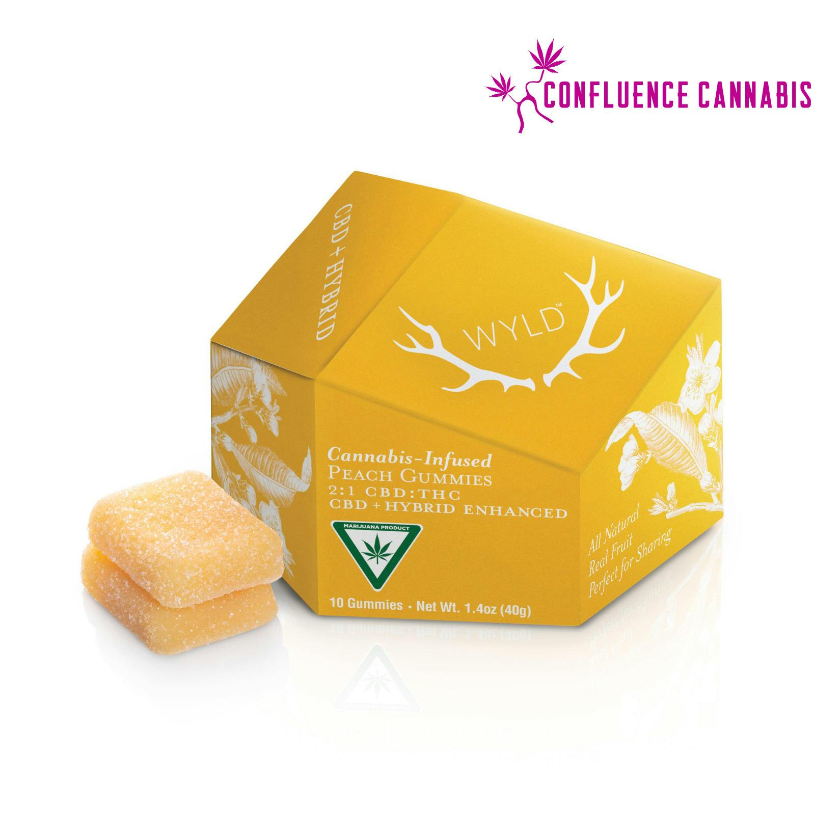 Peach Gummies 1:2 THC:CBD