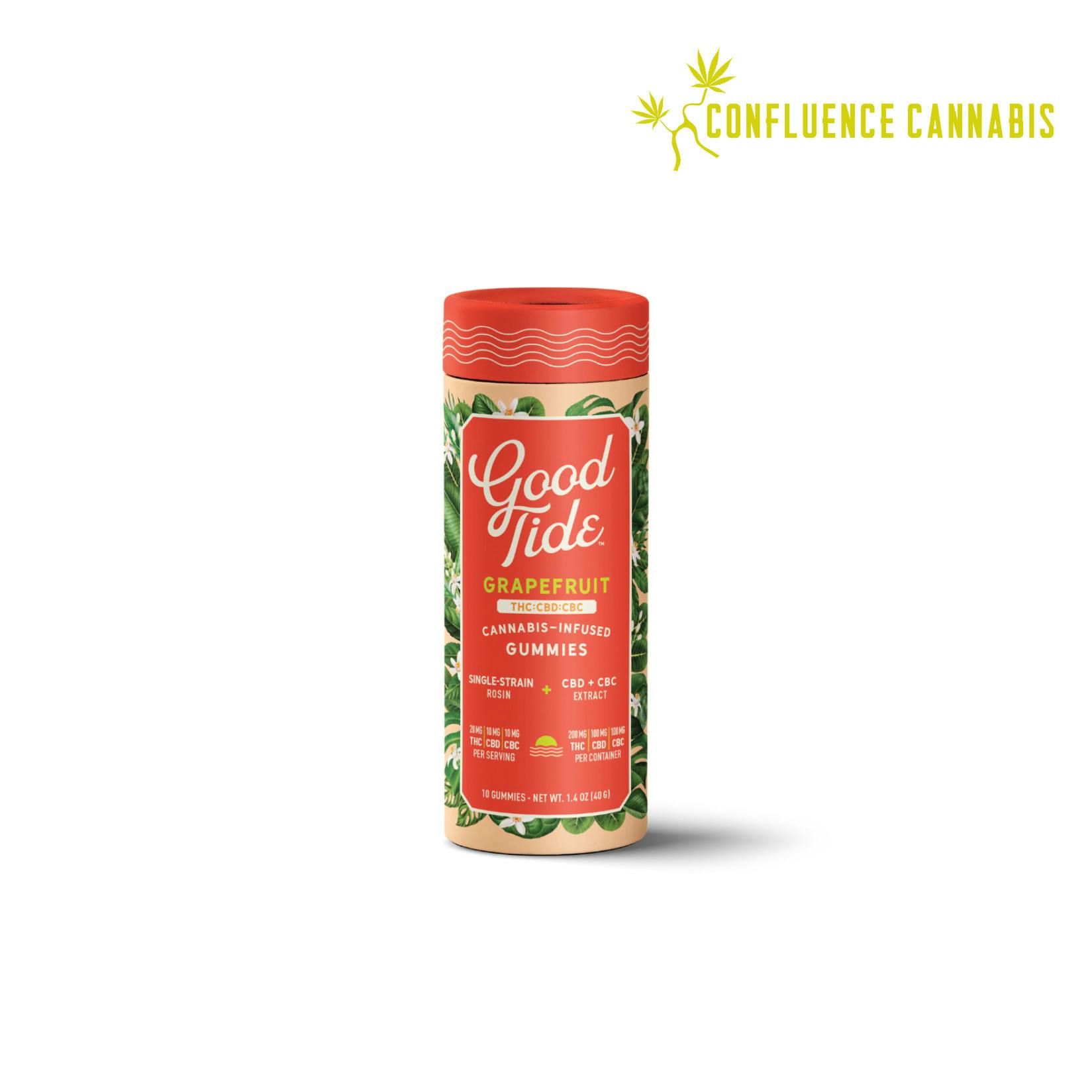 Grapefruit Hash Rosin Gummies 2:1:1 THC:CBD:CBC