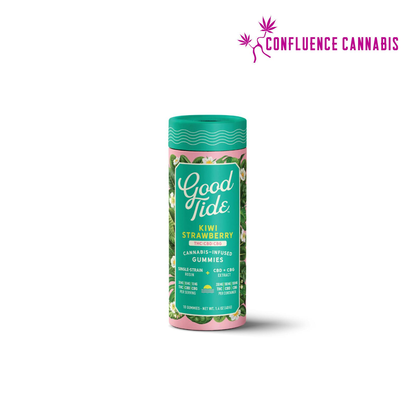 Kiwi Strawberry Hash Rosin Gummies 2:1:1 THC:CBD:CBG