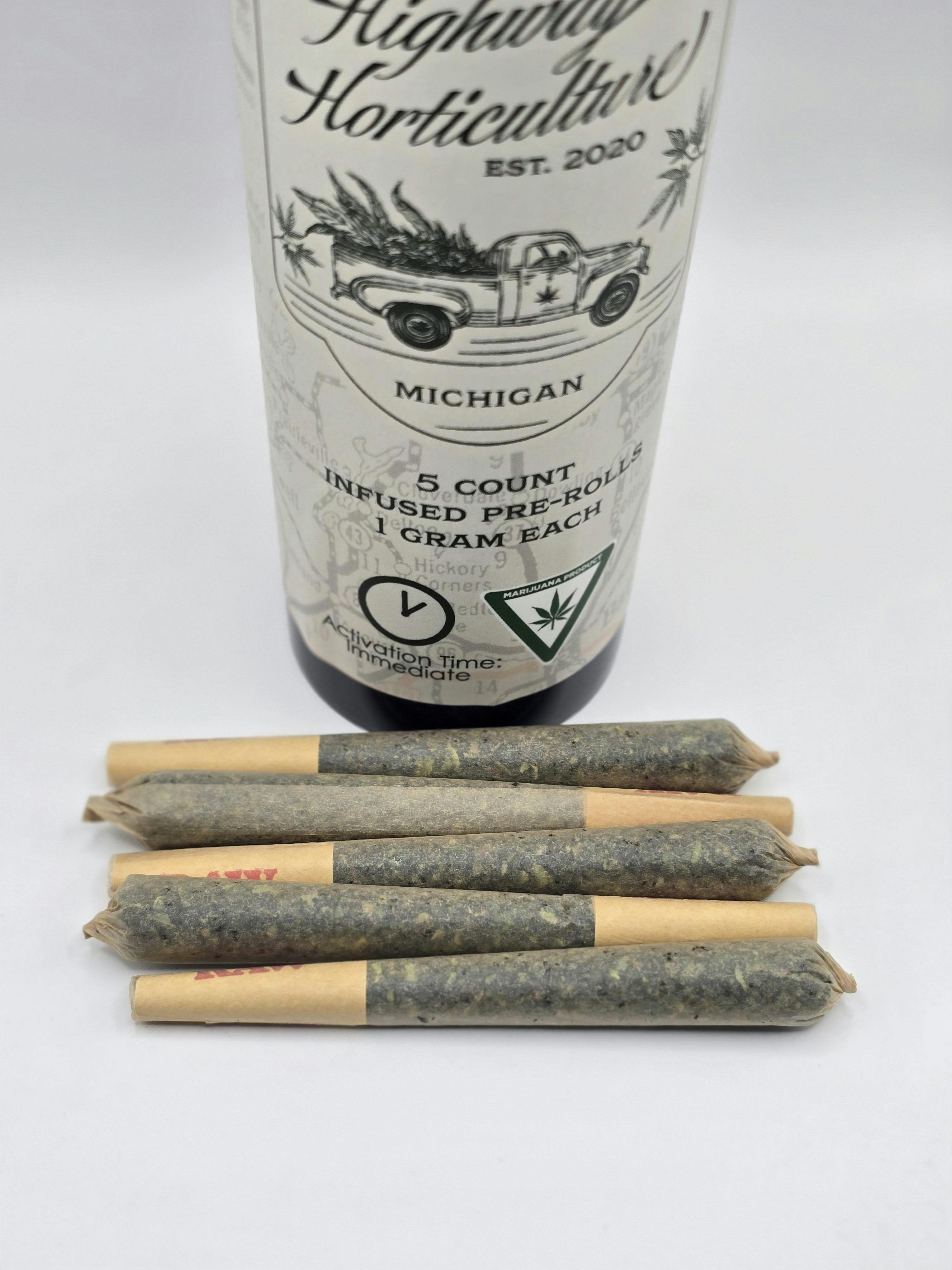 Bomb Pop | 1g x 5pk | Infused | Highway Horticulture cannabis product