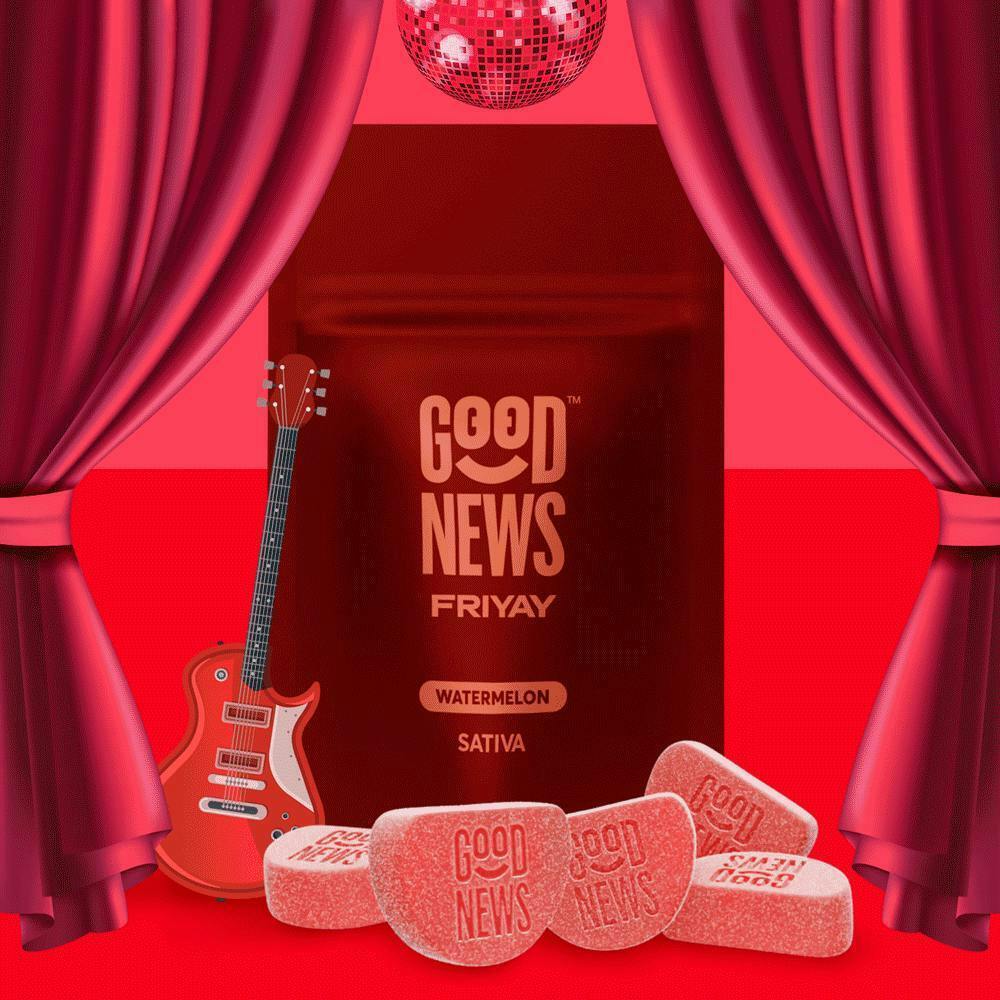 Good News | Friyay Watermelon 200mg Gummies