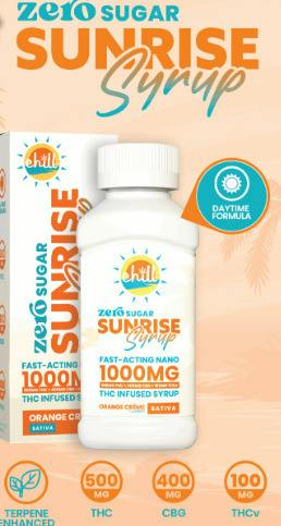 Chill Medicated Sunrise Orange Creme Syrup Effects 200mg THC 400mg CBG