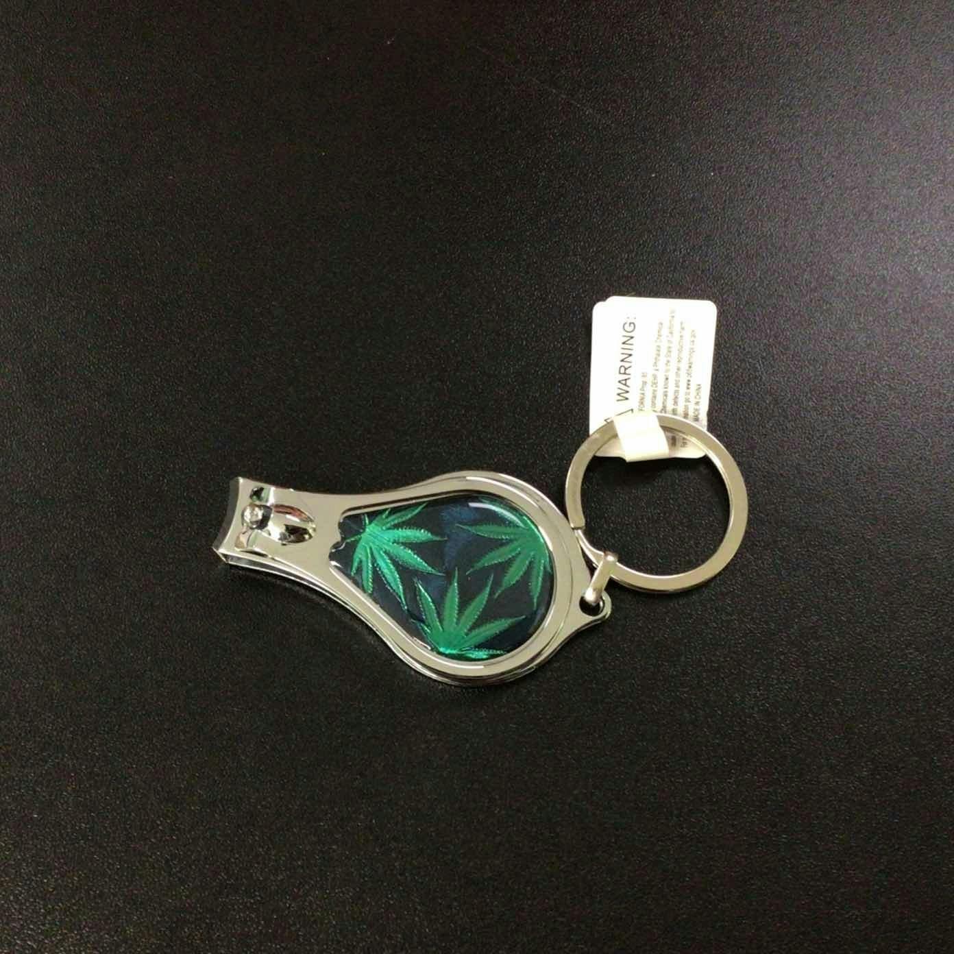 POT LEAF KEY CHAIN