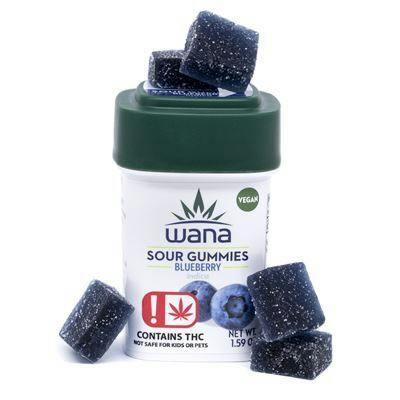WANA BLUEBERRY SOUR GUMMIES 100mg