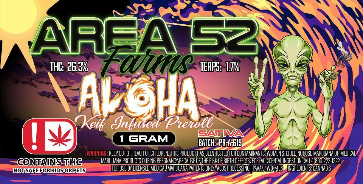 AREA 52 PREROLLS | ALOHA
