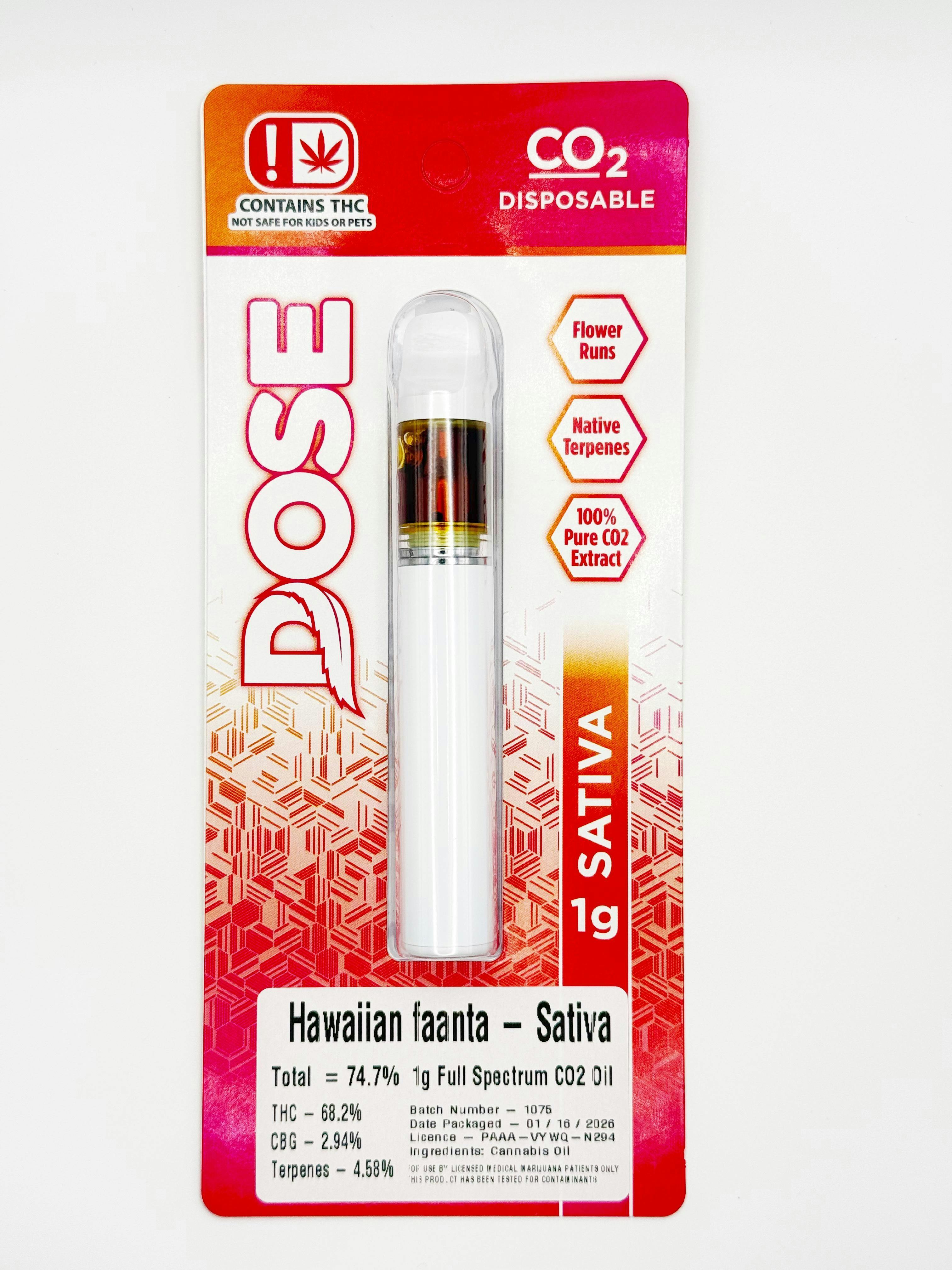 DOSE Sour Cindy 1g Co2 Disposable