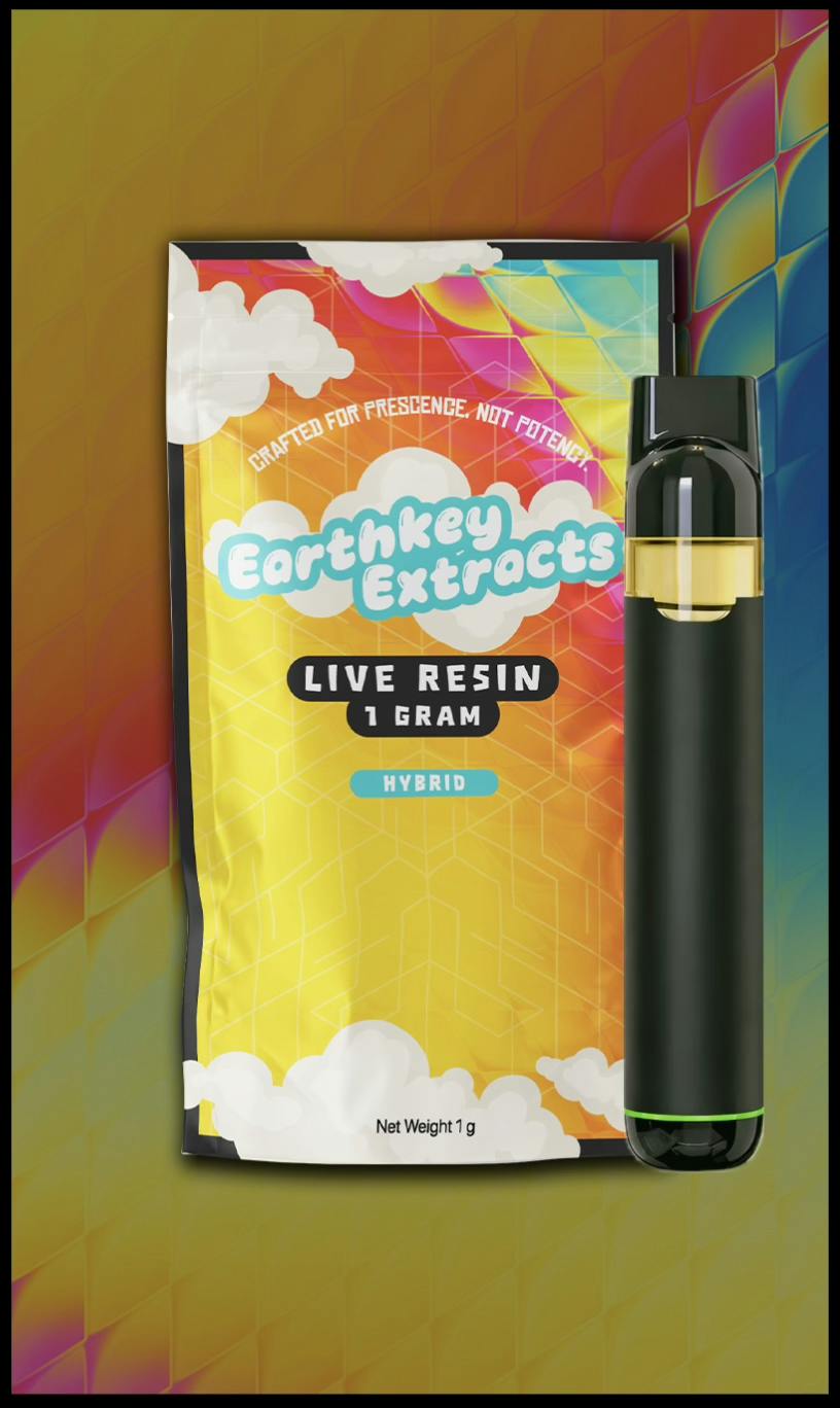 Earthkey Extracts | Bubblegum Biscotti | Disposable | 1.0g | Live Resin