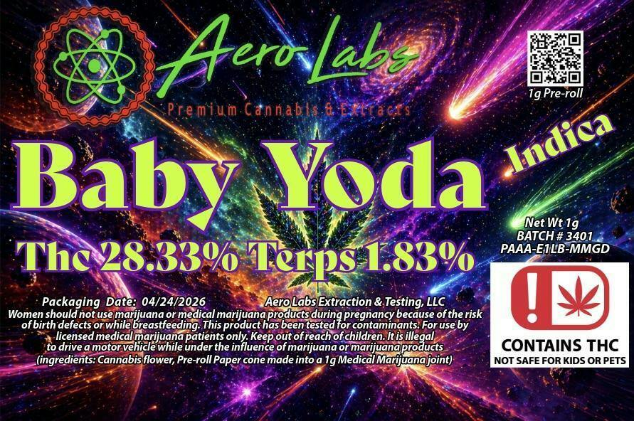 AERO LABS 1g Pr - Baby Yoda