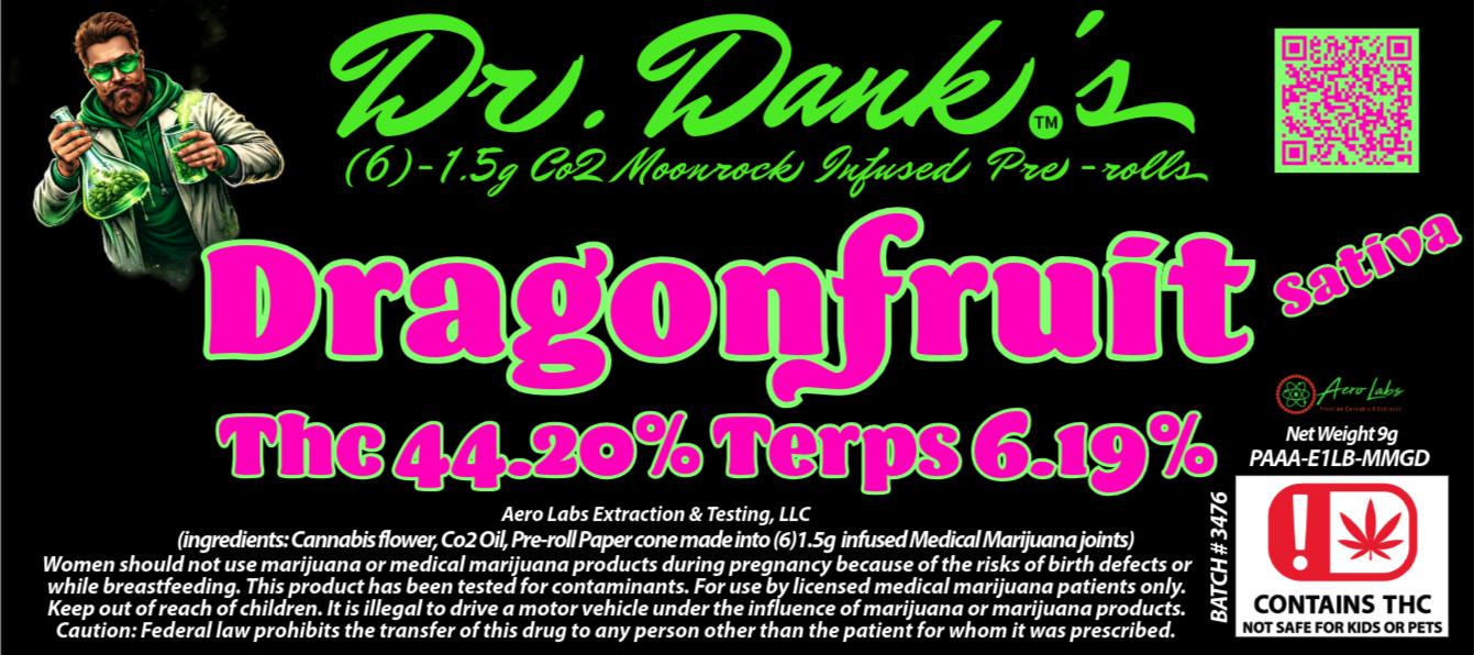 Dr. Dank's 1.5g Infused Pr - Dragonfruit