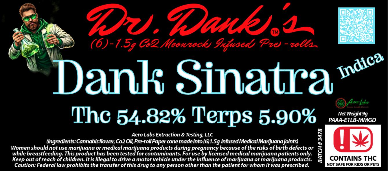 Dr. Dank's 1.5g Infused Pr - Dank Sinatra