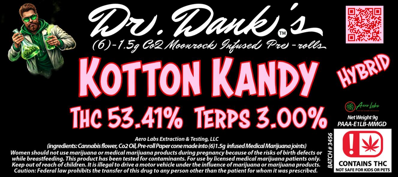 Dr. Dank's 1.5g Infused Pr - Kotton Kandy