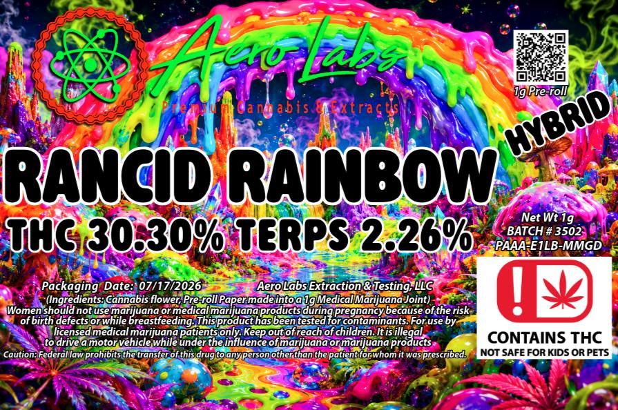 AERO LABS 1g Pr - Rancid Rainbow