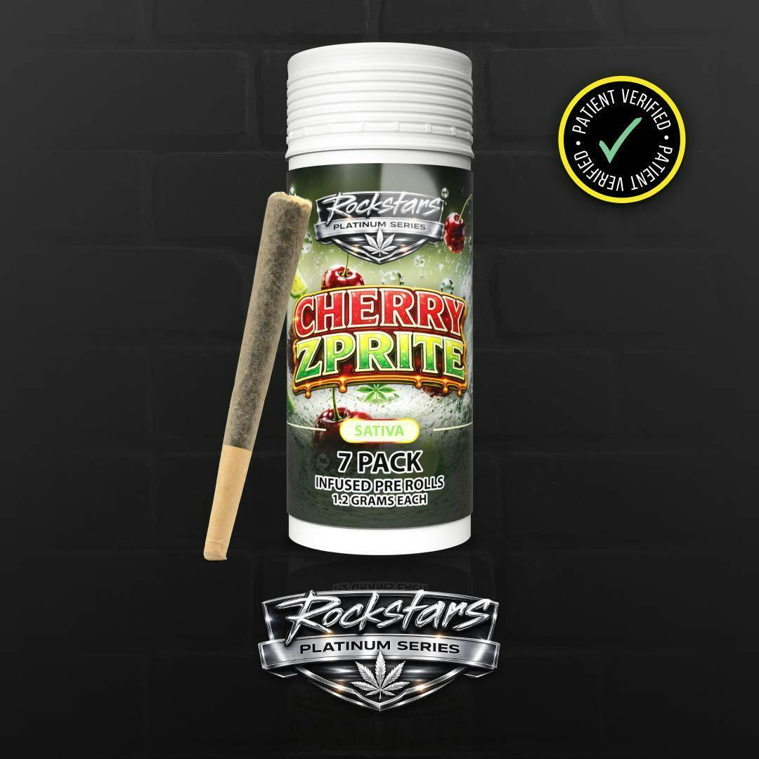 Rockstars Platinum | Infused | Cherry Zprite | 1.2g 7ct