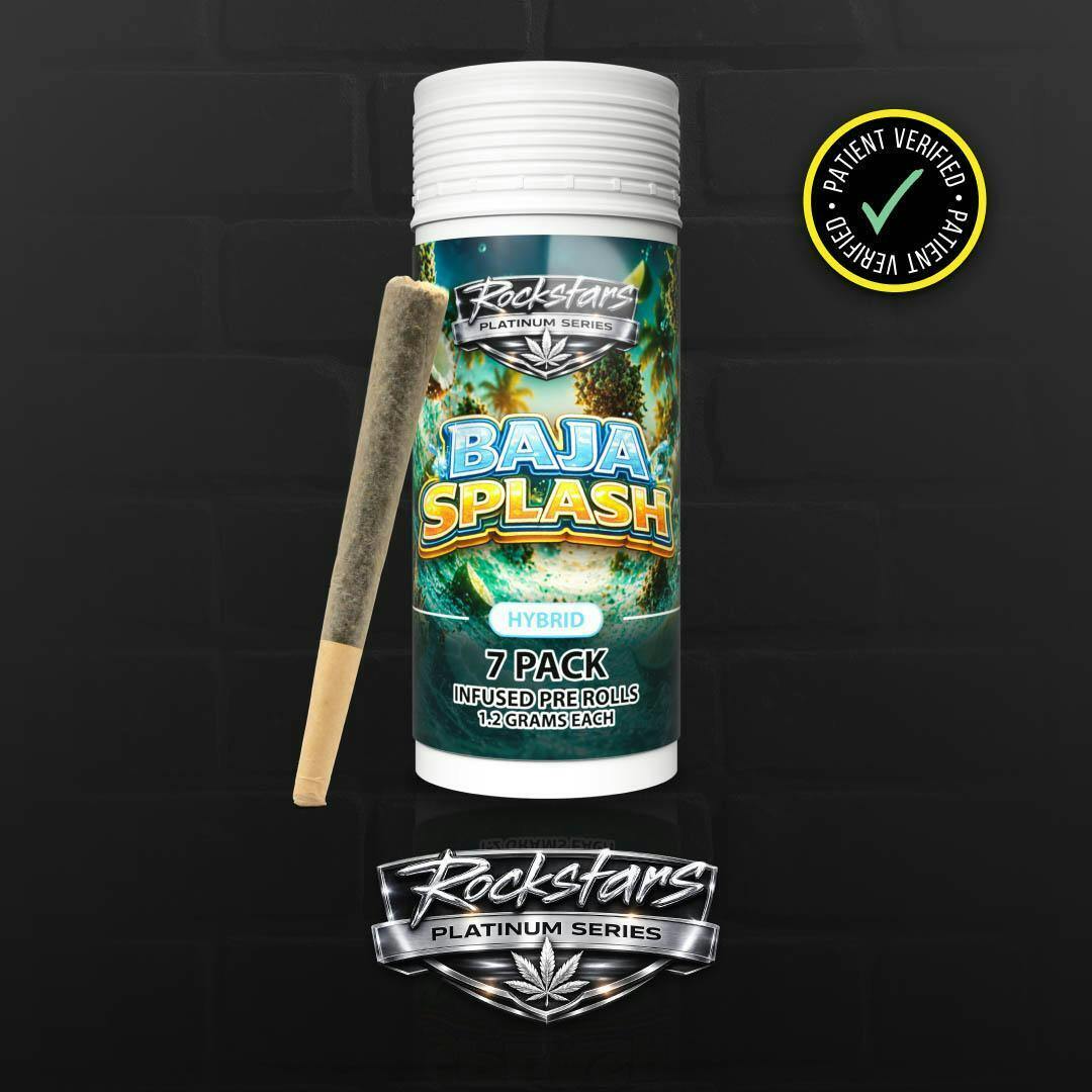 Rockstars Platinum | Infused | Baja Splash | 1.2g 7ct
