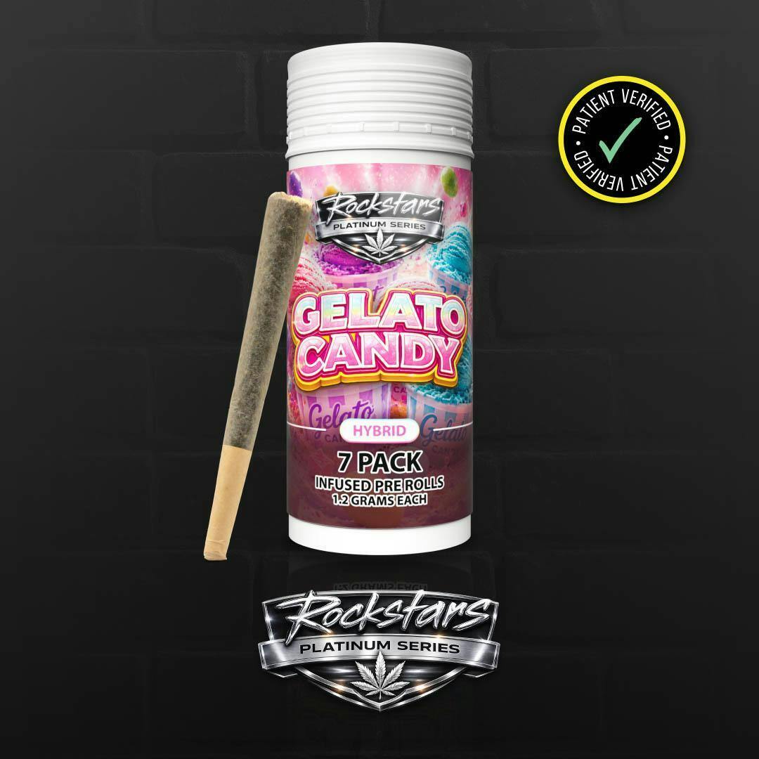 Rockstars Platinum | Infused | Gelato Candy | 1.2g 7ct